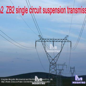 MEGATRO 220KV 2A2 ZB2 Single Circuit Suspension Transmission Tower photo-3