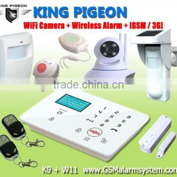 Cheap GSM alarm panel K9 Home DIY security alarm