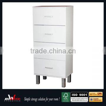 white finish 4 drawers MDF custom bathroom cabinets