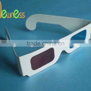 Blue red/ Fashion paper 3d sunglasses