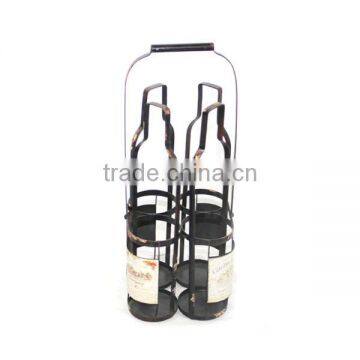 Metal Decorative Wine Rack Wine Bottle Holder Wholesale Table Wine Rack