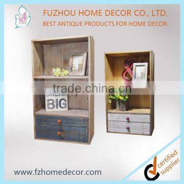 Customized size and color wall mounted wooden wall cube shelf