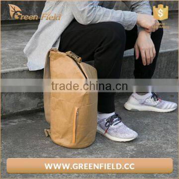 Fashion Washable Karft Paper Bag Single Cross Body Shoulder Bag For Men photo-3