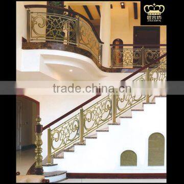 Luxury Aluminum Handrails Staircase Balustrade for Hotel Villa photo-4
