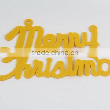 40cm Non-woven Fabrics Yellow English Letters Cards Merry Christmas Letters The Christmas Tree Decorations photo-4