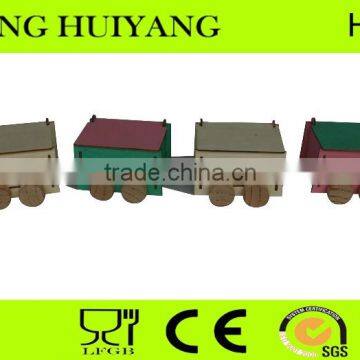 Kids Wooden Train Toy Custom Train Popular Wooden Education Assembly Toy Train photo-4
