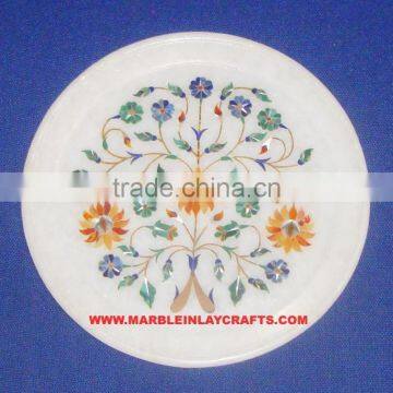 Marble Plate Handcrafted