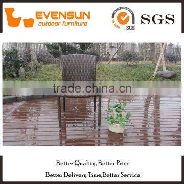 PE Rattan Plastic Chair Without Arm photo-2