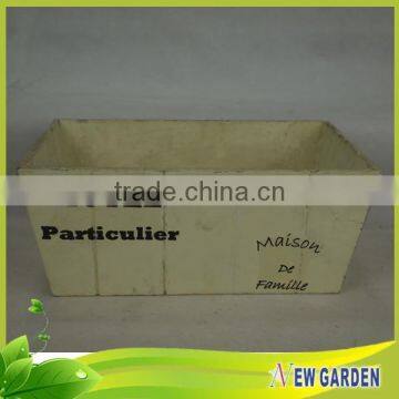 Fashionable Decorative Hand Craft Retangle Basket Wood/Wooden Planter photo-6