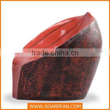 Unique Modern Furniture Fiberglass Leaf Shaped Chair photo-3