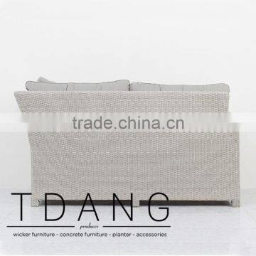 Watson Right Hand Wicker Bench - Vietnam Patio Furniture - Poly Rattan Furniture photo-4