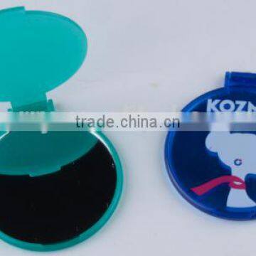 Plastic Round folding single mirror