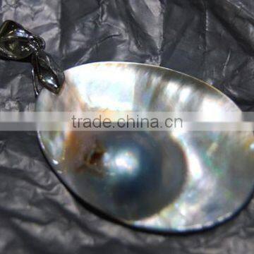 Wholesale Mabe Pearl Pendent Necklace photo-2