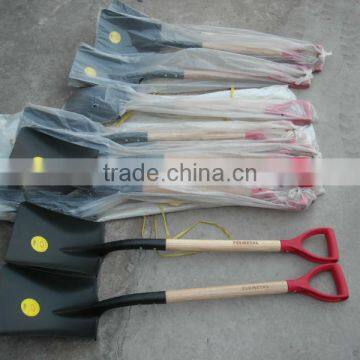 wooden handle shovel