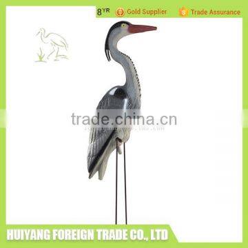 2017 hot sale plastic garden heron decoy koi pond decoration