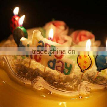 Character and Balloon Happy Birthday Candle photo-2