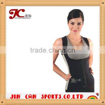 Neoprene Sweat Body Shaper Corset Vest With Sleeves photo-4