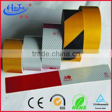 double color light reflective PVC Non slip floor tape for warning and sign
