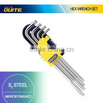 CR-V offset ring end hex key sockets wrench set,hex sockets set,CR-V socket wrench set