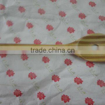 Totally natural bamboo stripe slotted spoon