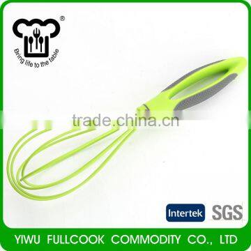 High Quality Eay Hold Handle Silicone Wire Whisk Egg Beater Cooking Tool photo-2