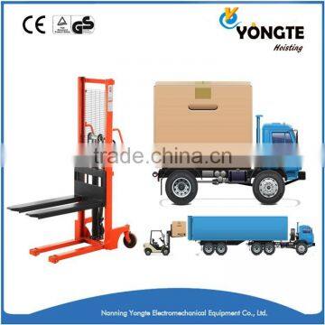 1Ton, 2 Ton Forklift With Pallet Manual Hydraulic Hand Stacker photo-3