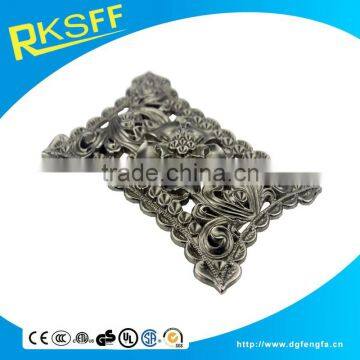 Carving Flower Shape Belt Buckle for Girl photo-4