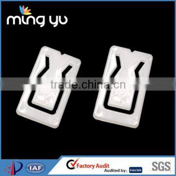 Rectangle White or Transparent PP Clips for Shirt Packaging