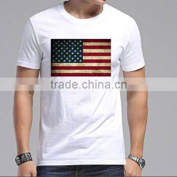 American Flag Black White Tees Latest New Design Men Printing t Shirt for Men photo-4