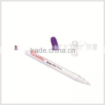 Shanghai Kearing Dual Tips Pen With 1.0mm Air Erasable Marker and Eraser Marker For Marking On Sewn Fabric