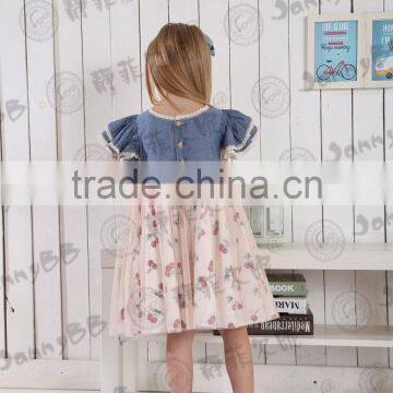 Chambray Boutique Vintage Fashion Girls' Dress