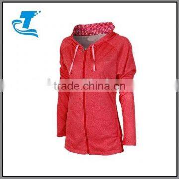 Windproof Hoodie Women Polyester Sports Jacket