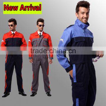 Chinese Factory Latest Style Wholesale Work Uniform Suit Sets Coveralls Safety Work Uniform