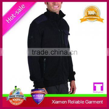 2015 Zip Style Winter Soft Sweater Knit Fleece Fabric Jackets for Men Sport Wear photo-3