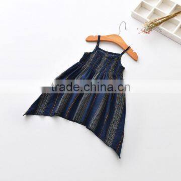 S33543W 2017 Summer Designs National Style Printed Baby Girls Vest Dress photo-4