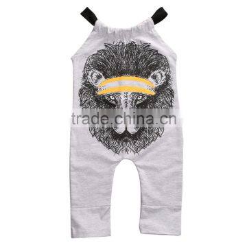 S33619W Kids Sleeve Baby Girls BoysLion Romper One Piece Jumpsuit photo-4