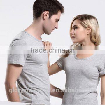 Custom Plain no Brand Couple T-shirt photo-3