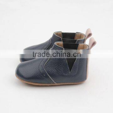 2017 new trendy genuine baby leather boots shoes