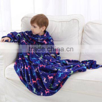 ShiJ Sofa TV Blanket With Sleeve 2017 Christmas Gift photo-2