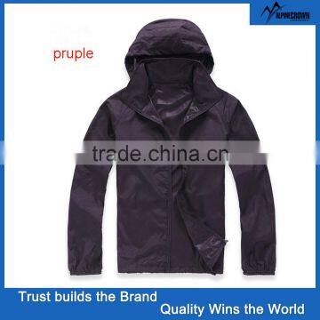 Manufacturer supply foldable windproof rain jacket