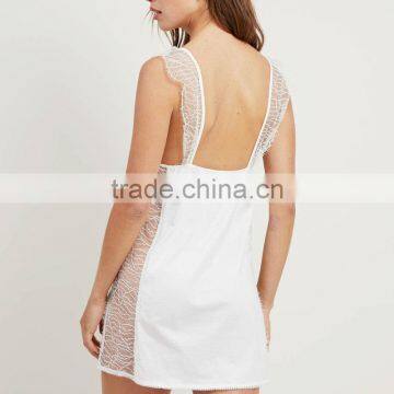 Feminine Girl Night Dress With Lace Trimming Www Sexy Com Clothing photo-2