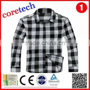 Hot sale popular cotton wholesale plaid flannel shirt factory