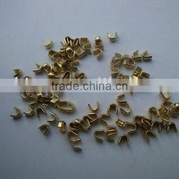 3# zipper accessories brass zipper u-shape top stop