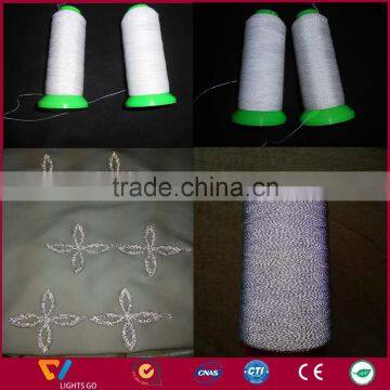 0.25mm Polyester Reflective Embroidery Thread for Sewing photo-3