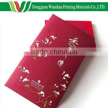 High class binding cloth business card / business card cloth covering