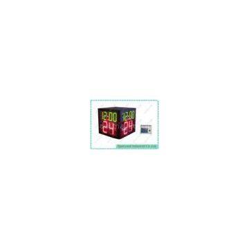24 Seconds Water Polo Shot Clock , Red / Yellow Four Sided With CE RoHS FCC