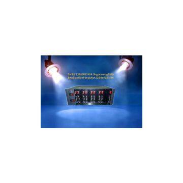 HDMI fiber converters in 4U rack mount chassis for CCTV system