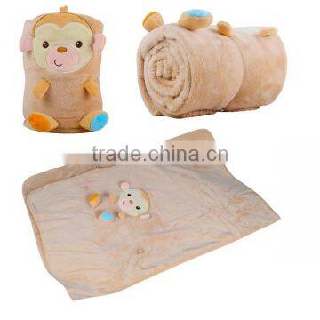 customized knitted fleece super soft baby blankets