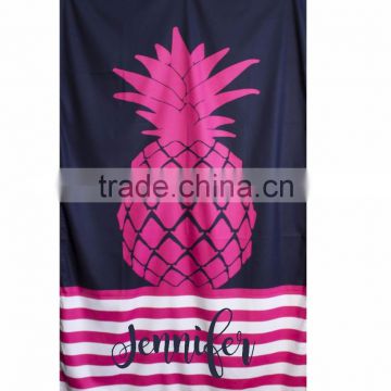 China supplier cotton fabric print beach towel