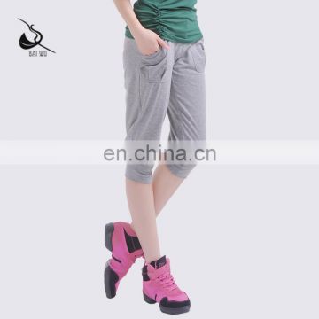 11212302 fashion sports colorful girls 3/4 pants capri pants